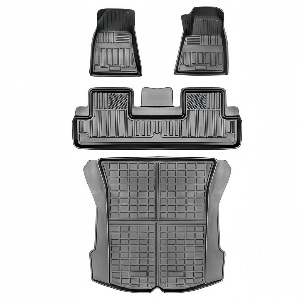 TPE Car Floor & Rear Trunk Mats for 2019+ Model 3 (LHD/RHD)