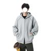 American Double Zipper Series Bright Line Sweater Jacket Men's Autumn and Winter Cleanfit Casual Cardigan Trendy Ruffian Handsome Top