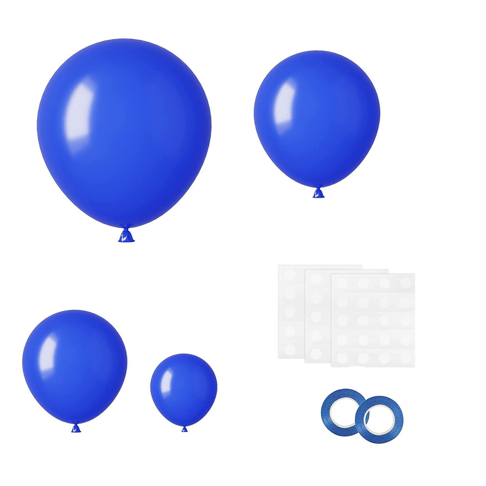 

Набор из 129 штук и арки, золотое украшение на день рождения, подходит для женщин и девушек, легкий хромированный золотой латекс, свадебный One Size синий