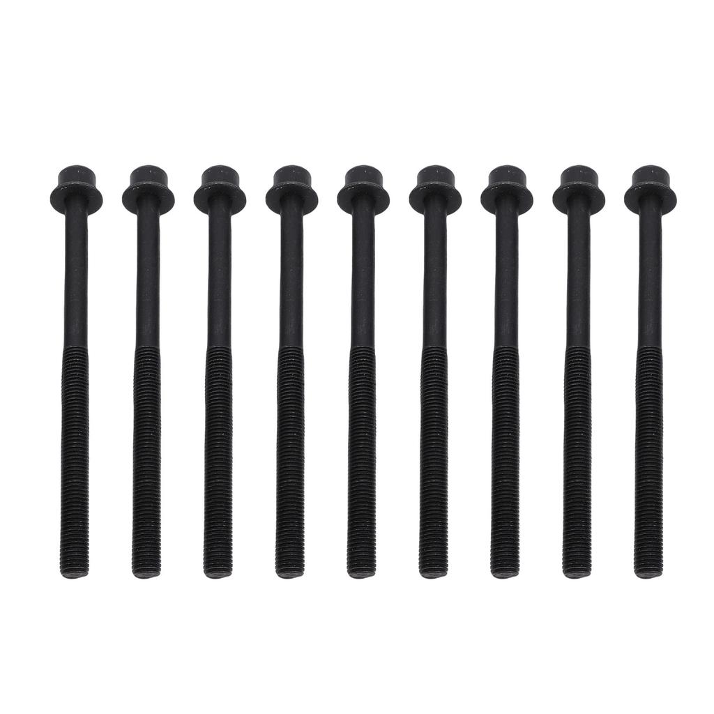 10pcs Engine Cylinder Head Bolt Set 22320 25000 Rugged Construction Replacement for Tucson 4 Doors 2014 2019
