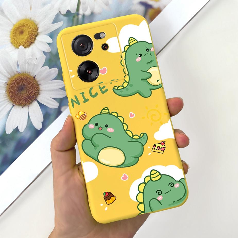 For Xiaomi 13T Pro Case Lovely Candy Painted Back Cover 6.67'' Soft Silicone Phone Case For Xiaomi Mi 13T Pro 13TPro Fundas Capa
