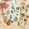 Mengmeng Black Meow Animal Creative Stickers, Cat Account Material DIY Stickers