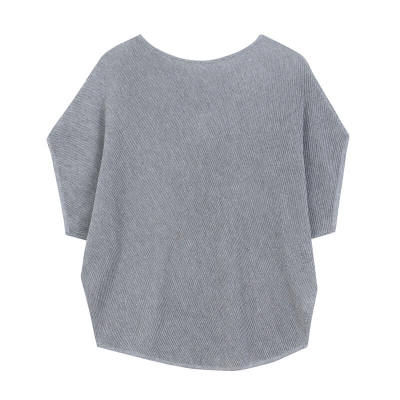 CARBAMMI Women's Short Sleeve Knit Tee