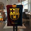 FC Barcelona  Print Flannel Blanket, High Quality Comfortable for All Seasons, Home Decor, Warmth and Comfort