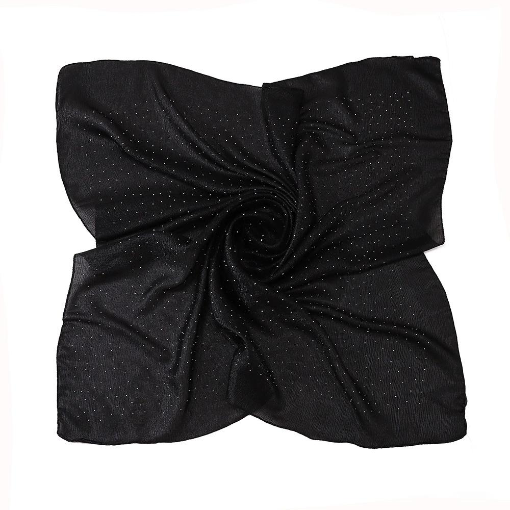 Women Malaysian Square Scarves Foulards Female Bandana Lady Hijabs 90CM