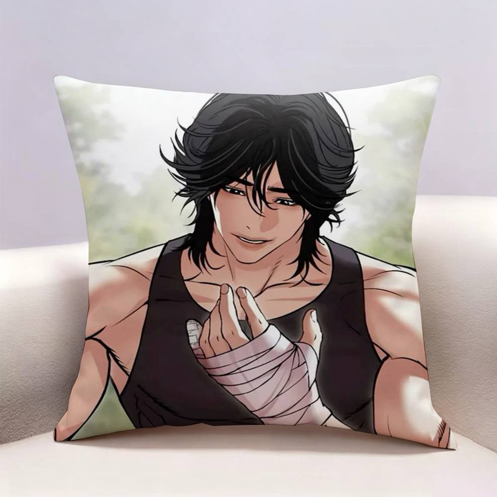 LLookism Manhwa  Doublesided print Pillow Case for Sofa Living Room Home office Decor Protective Cover