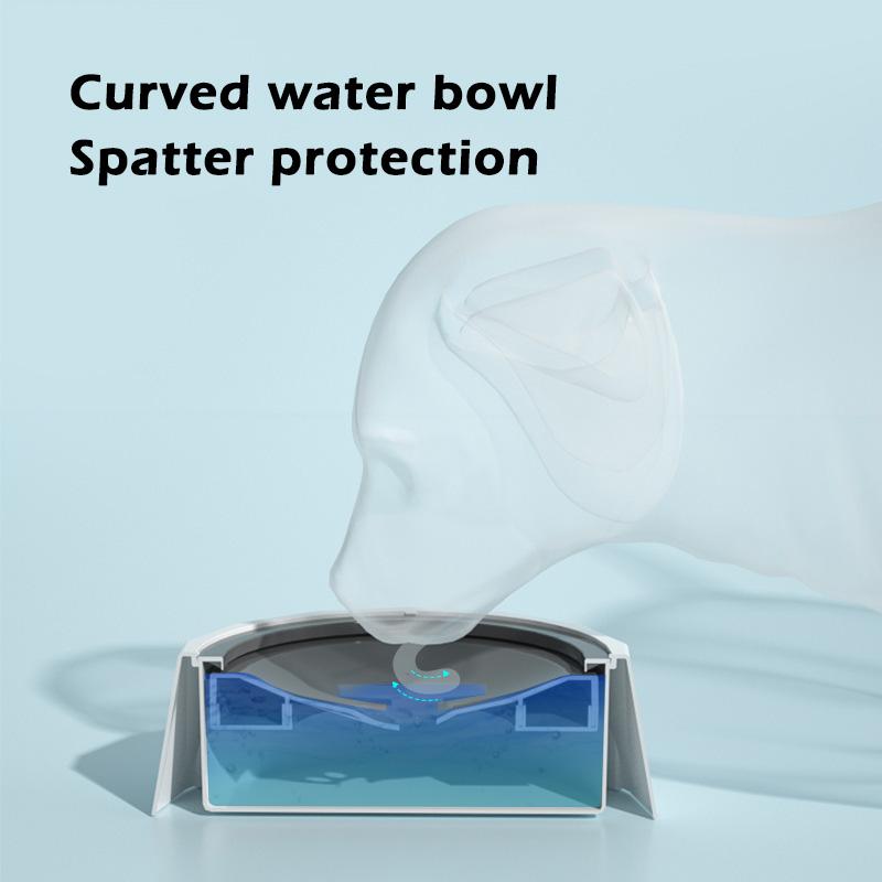 1/1.5L Câine Pet Bowl Plutitor Pisică Câine Apă Potabilă Pisică Drive Apă Bowl Pet Non-Umezire Gură Apă Băutură Pet Supplies