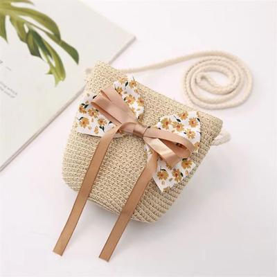 Cute Kids Straw Hat Bag Breathable Baby Accessories Outdoor Handbag Children Girls