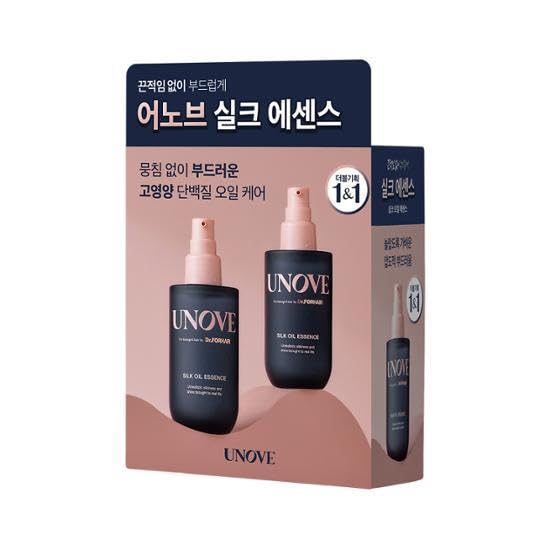 UNOVE 11 Anobu Silk Oil Essence Double Set (70ml+70ml) 2 Types Select 1 (Tender Bloom/Warm Petal) (Warm