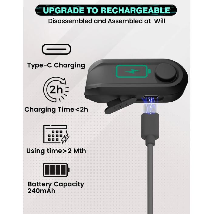 Rechargeable Upright Vacuum Cleaner Dust Display LED Light Attachment, Green Light Shark Bissell, Universal Upgrade Vacuum Accessories