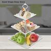 2/3 Tier Cupcake Stand PP Dessert Tower Serving Tray for Fruit Tea Party Baby Shower Wedding Christmas Party - Pastel Colors