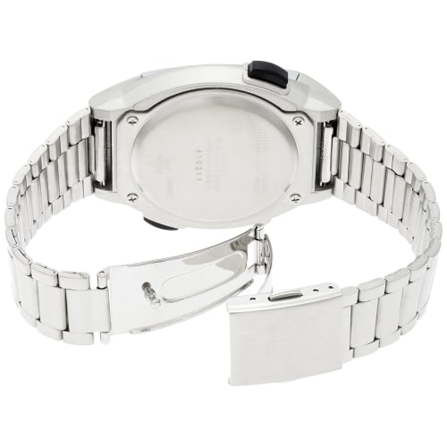 Seiko Watch SBJS001 Voice Digital Quartz Watch with Hardlex Movement, Silver