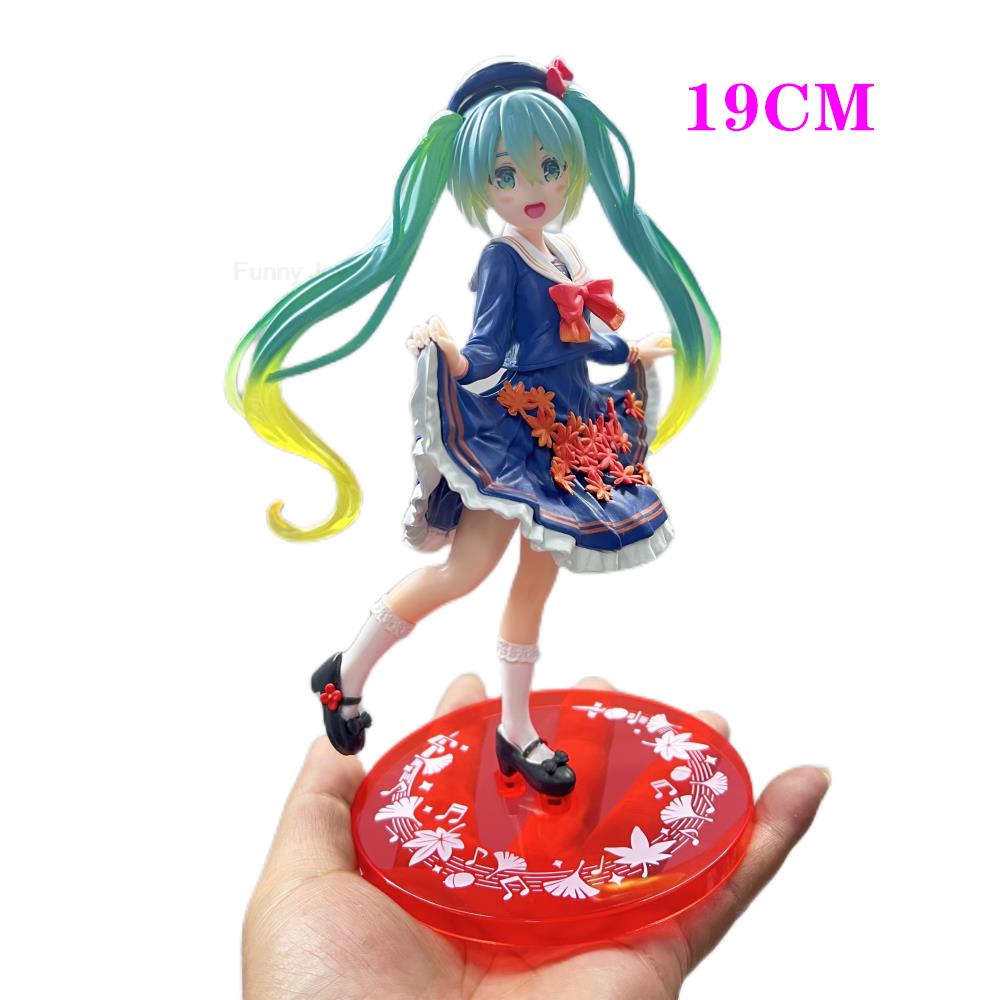 Anime Hatsune Miku Figure Wedding Dress Action Figures Kawaii Swimsuit Vocaloid PVC Collectible Model Toys Girl Gift