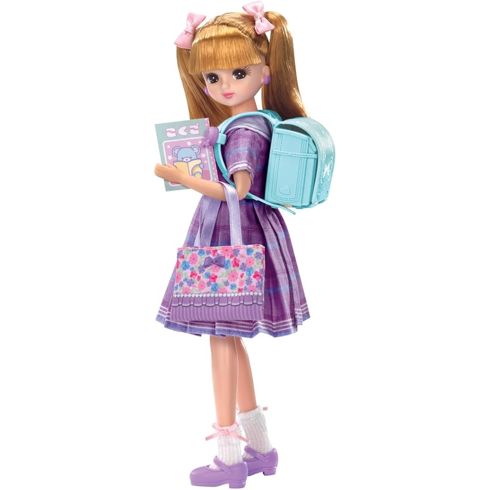 Takara Tomy Licca-chan Doll LD-08 Dress-Up Toy for Pretend Play Ages 3 and Up
