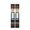 2025 New Year Nutcrackers Soldier Decoration Couplet Santa Hanging Flag 55KF