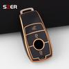 New Tpu Car Key Case Cover Bag For Mercedes Benz A C E S G Class Glc Cle Cla Glb Gls W177 W205 W213 W222 X167 Amg Fob Keychain