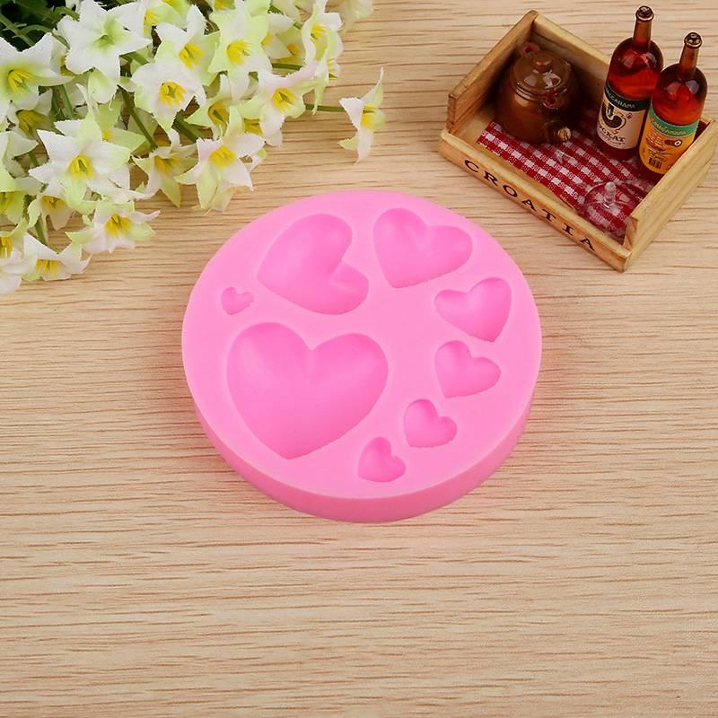 

Ремесленная форма для шоколада Love Heart силиконовая форма для украшения сахарного торта 3D форма для помадки