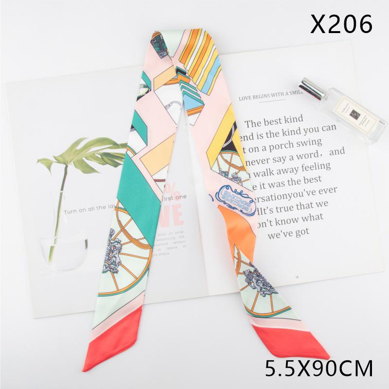 Versatile Vintage Silk Scarf: Hair Tie, Headband, Bag Accessory