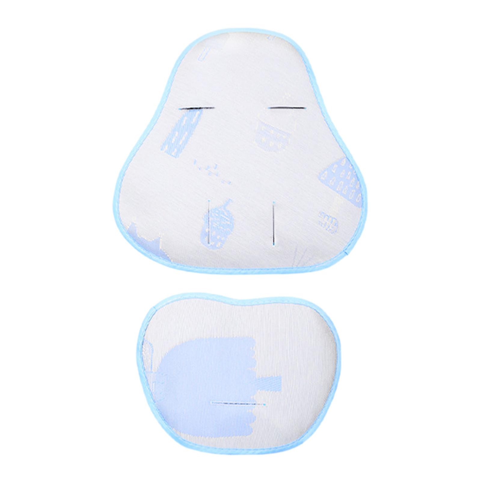 

Детский охлаждающий коврик, подушка для сиденья коляски, охлаждающая подставка для детского стульчика, коляски синий