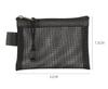 Zipper Credit Card ID Bag Lipstick Pouch Data Line Key Earphone Organizer Mini Clear Nylon Mesh Zipper Coin Purse Cute Wallet