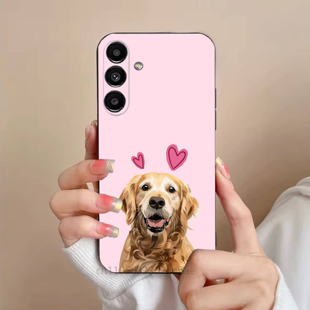 Tzu Dog Phone Case For Samsung S25,24,21,22,23,S30,Ultra,S20,Plus,Fe,Lite,Note,S10,S9,Black Soft Shell