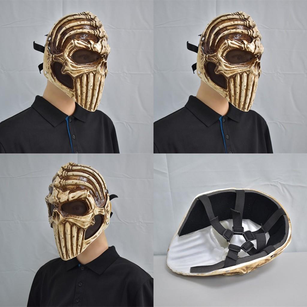 Resin Skull Sinister Mask For Halloween Costumes And Creative Festive Fun