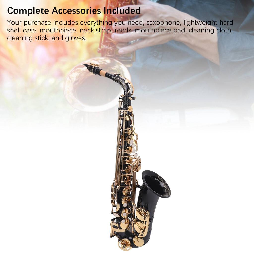 Alto Saxophone Brass Tube Eb Alto Sax Complete Kit for Professional Beginner WSS896B