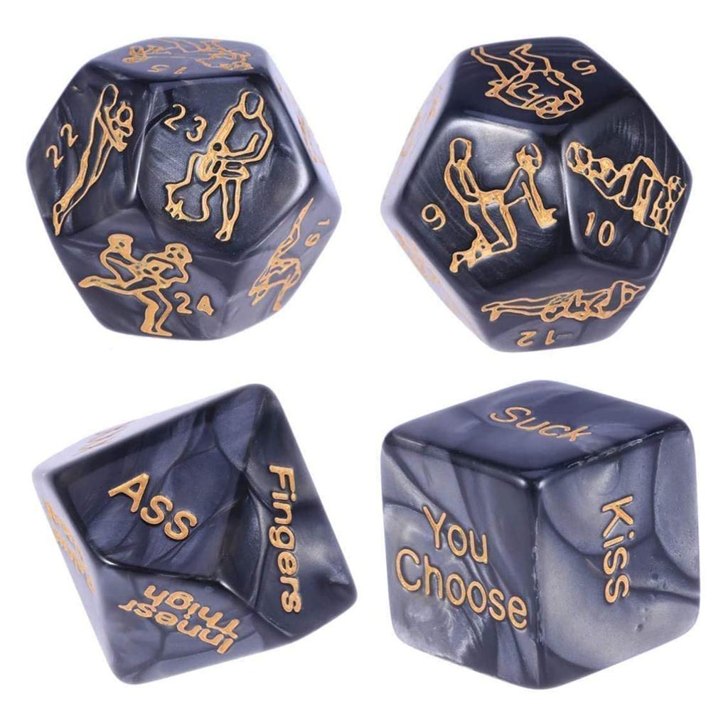 Hot Sale Couple Fun Dice Role Playing Easy to Play Anniversary Date Night Dice Toy for Hen Party Honeymoon Bachelorette Party
