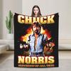 Chuck norris Poster Blankets Quality Warm Soft  Bedding Throws Autumn Picnic Couch Bed Trend Bedspread