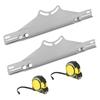 2x Wheel Alignment Tools with Tape Measures Hanging Hole Professional Front End for