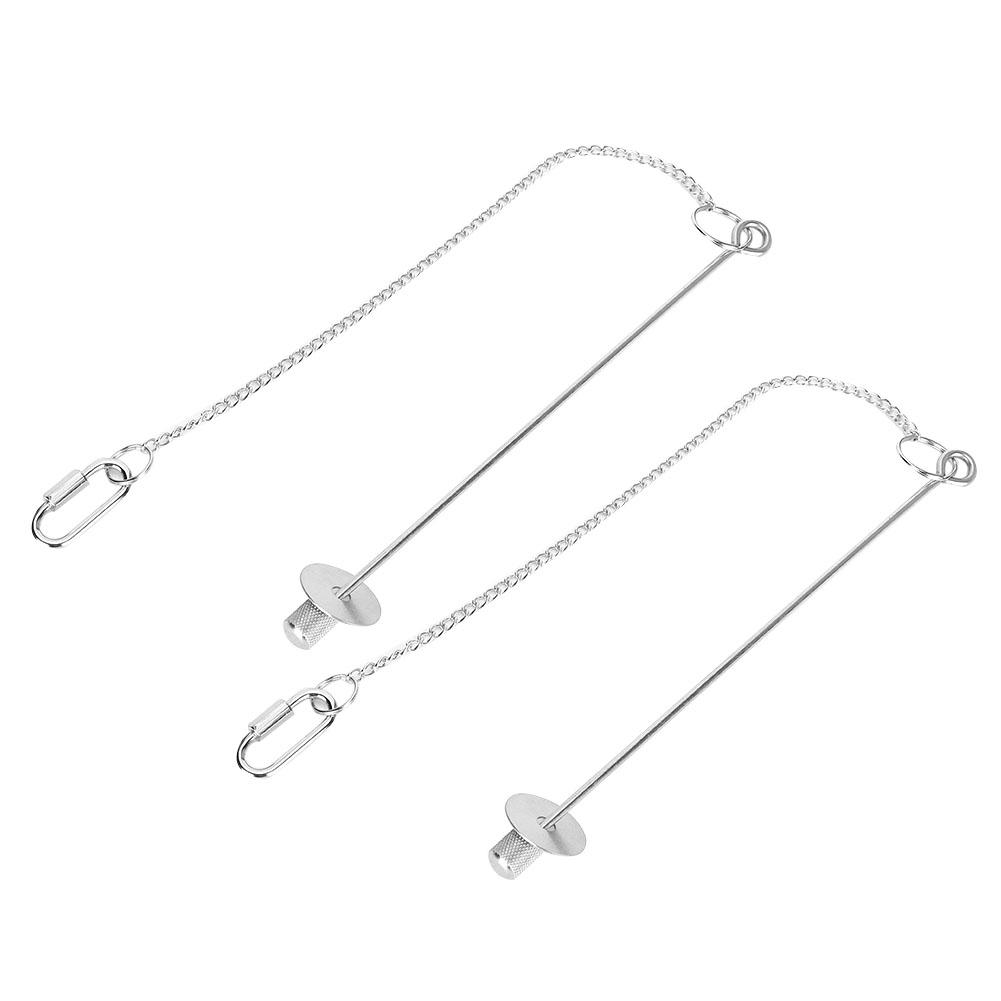 2PCS Pet Chicken Stainless Steel Fruit Vegetable Corn Fork Cock Foraging Food Tool