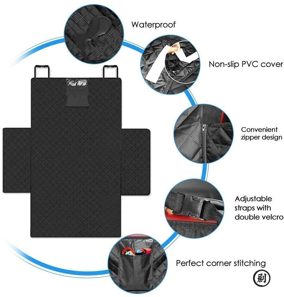 Portable Dog Carrier Pet Mat SUV Seat Cover, Wear-resistant Waterproof Durable Liner Protects Car Seat Easy To Install