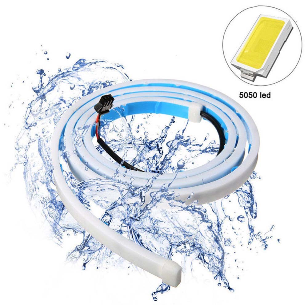 Striscia LED a Flusso 12V per Auto Barra Luci Segnalazione Svolta Portellone Lampada Strisce Baule