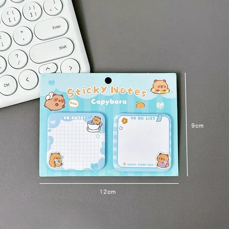 60 Листов Милые Стикеры-Заметки Декорировать Пост-Блокнот Мультяшные Наклейки Школьные Офисные Студенческие Канцелярские Принадлежности Наклейки для Сообщений