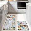 1Pcs Anti Fatigue Kitchen Rugs, rabbit Print Waterproof Non-Slip Thick Cushioned Kitchen Mat Heavy Duty Comfort Standing Mat for Kitchen