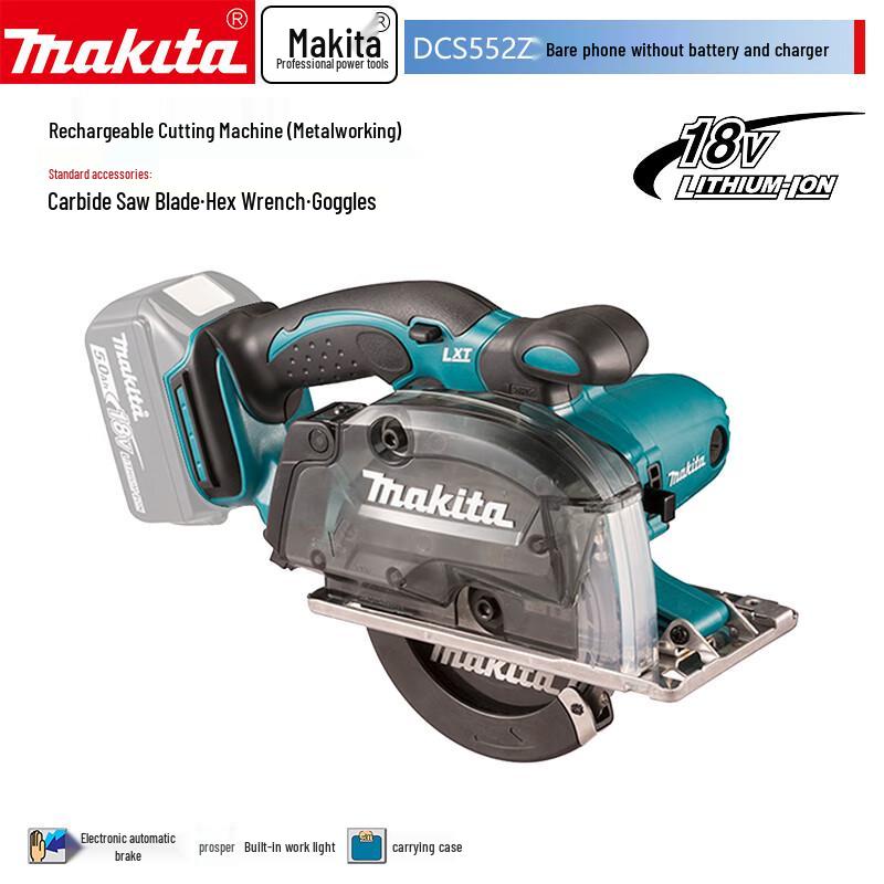 

Makita 18V Cordless Metal Cutting Saw CN plug (adapter included)