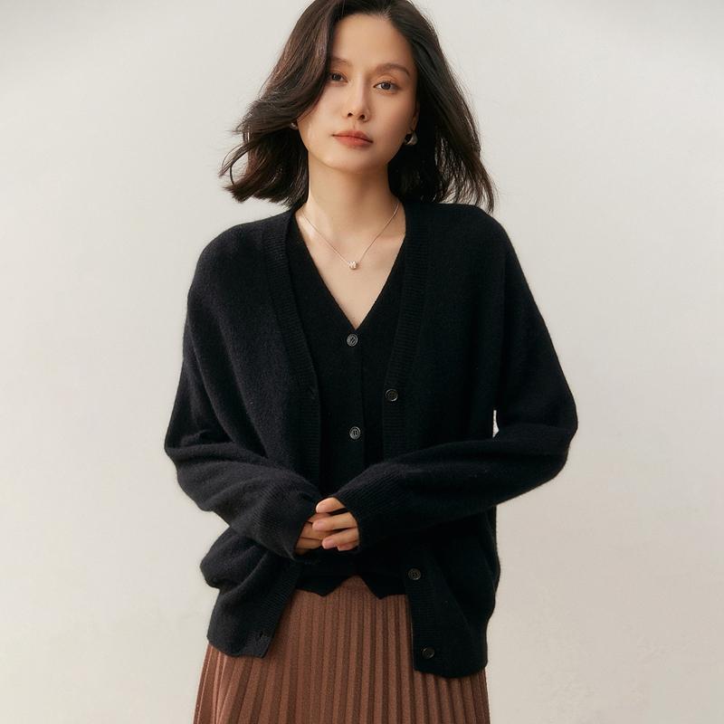 Qinghe 100% Pure Cashmere Women's Sweater - Ultra Soft Luxury Winter Pullover
