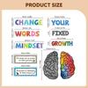Bulletin Board Set Positive Sayings Educational Motivational Posters for Elementary Office