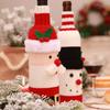 Cloth Red Wine Protective Case Snowman Wine Bottle Accessories Wine Bottle Decorative Case  Table