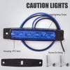 Side Marker Lamps, 24V, Blue, Car LED Lights, 6 Rows on One Side,