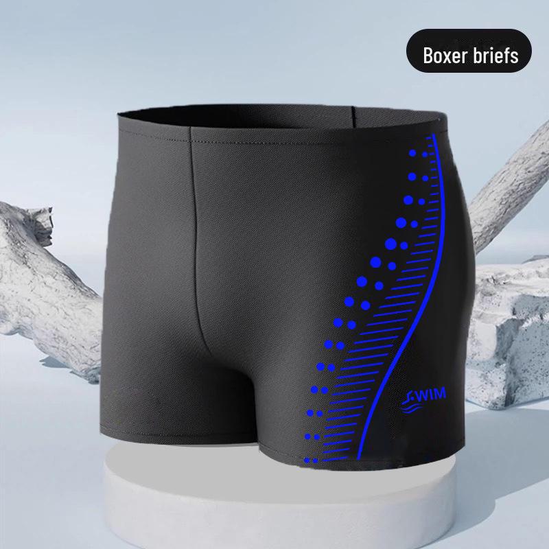 Men's Quick-Dry Nylon Swim Trunks - Simple Fashion Hot Spring Swimwear