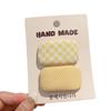 Korean Style Fabric Luxury Hair Clips - Gentle On Hair, Perfect for Girls' Bangs
