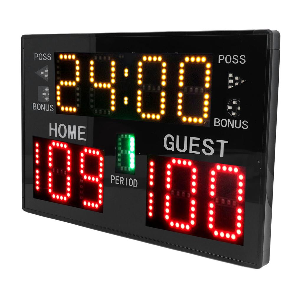 11 Ziffern LED Anzeigetafel Elektronischer Tisch-Punktezähler für Basketball Volleyball Ringen
