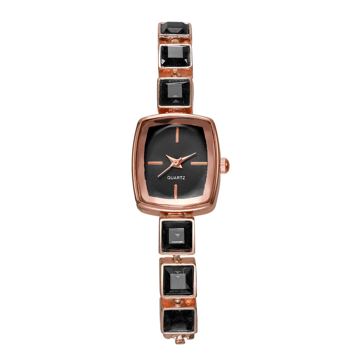 

Роскошные женские кварцевые часы с кристаллами, элегантные наручные часы-браслет с квадратным циферблатом для дам, часы Reloj Mujer