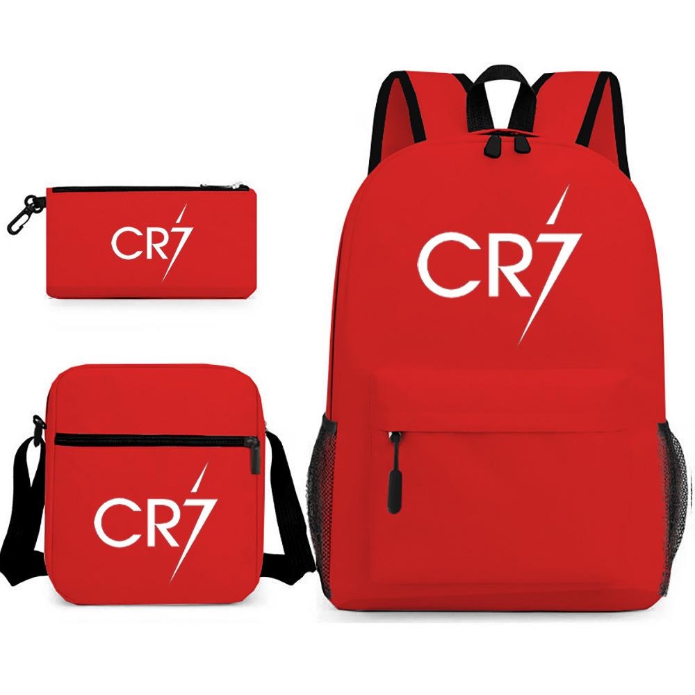 Stitc Cartoon Full Print Backpack Student Bag Pencil Case Two-Piece Set Children'S Backpack