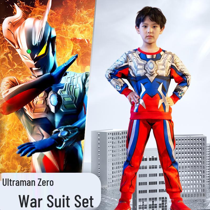 Zetton Ultraman Boys Orb Live-Action Jacket Set - Spring/Autumn Collection Size 140 (48-55 jin) Official