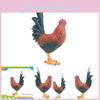 Realistic Pvc Rooster Model Stunning Farm Animal Tabletop Decoration Toy For Home