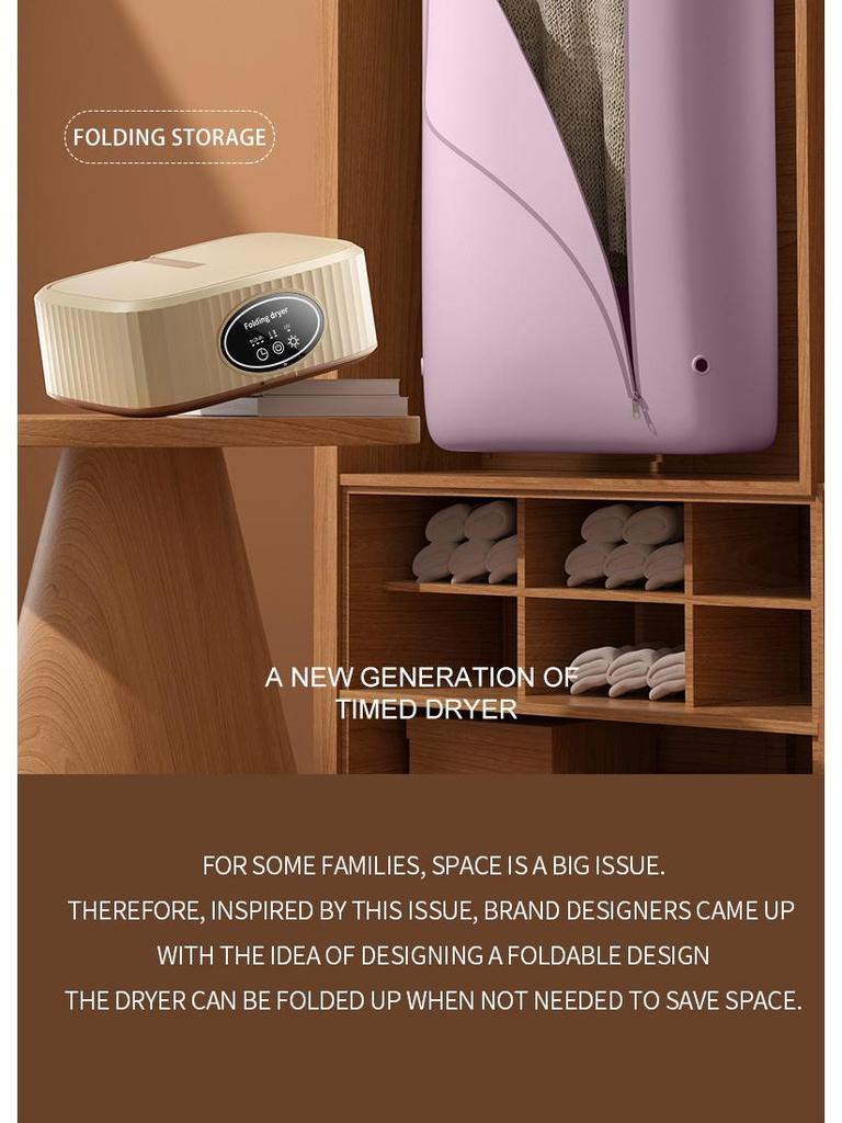 Foldable Portable Baby Clothes Dryer for Travel