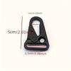 5pcs Zinc Alloy D-Ring Deck Tool - Pressure Buckle Multifunctional Key Holder Clip Key Ring Frame Quick Hanging Hook