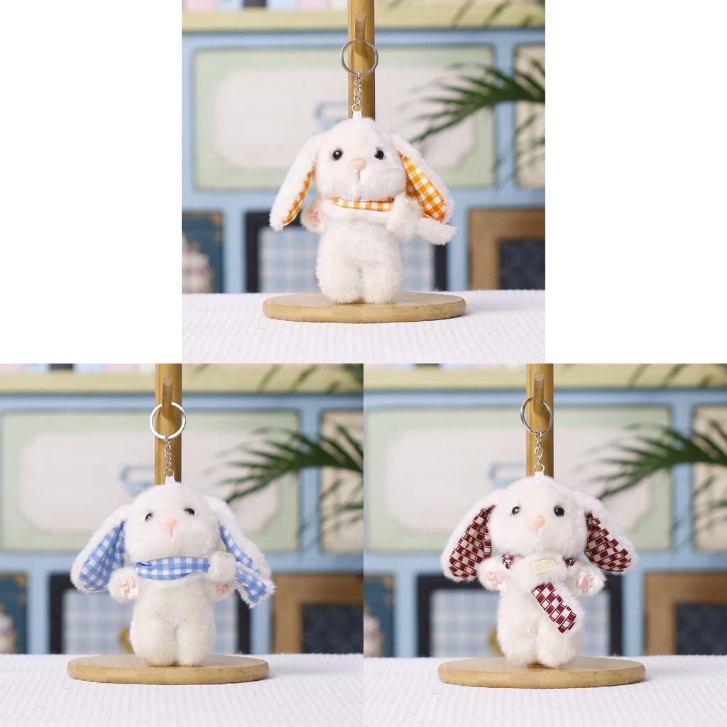 Plush Bunny Keychain With Short Plush Material For Kids And Adults